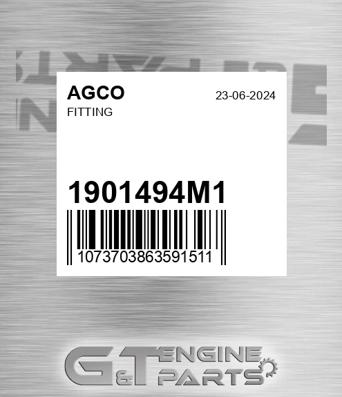 1901494M1 Fitting for AGCO