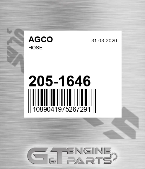 205-1646 AGCO Hose