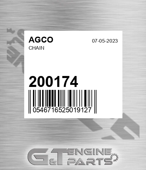 200174 Chain for AGCO