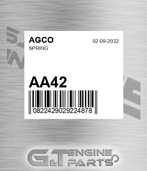 AA42 AGCO Spring
