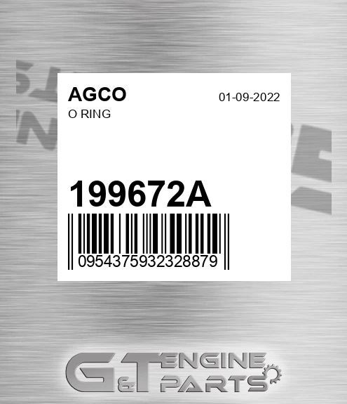 199672A O Ring for AGCO