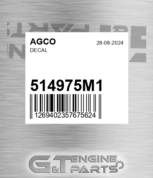 514975M1 Decal for AGCO