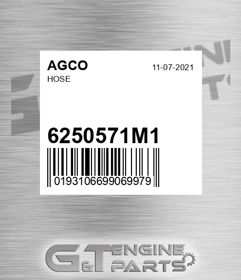 6250571M1 Hose for AGCO