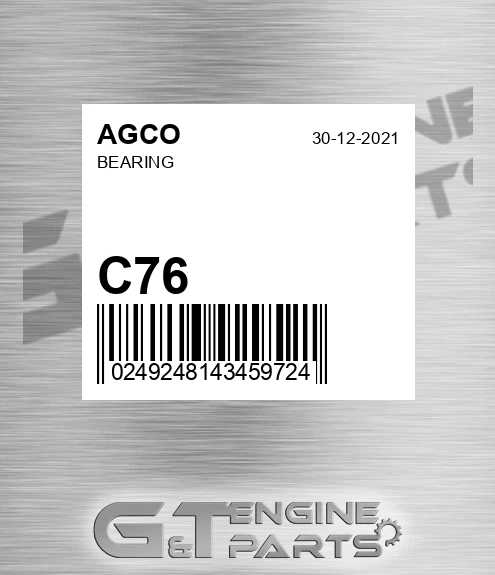 C76 Bearing