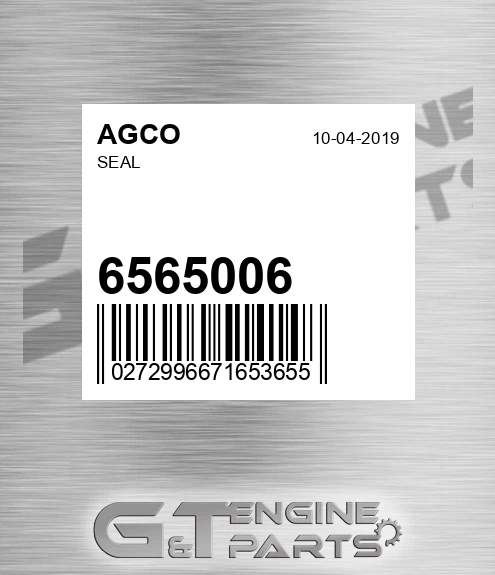 6565006 Seal for AGCO