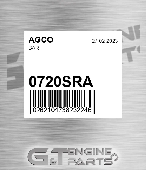 0720SRA Bar