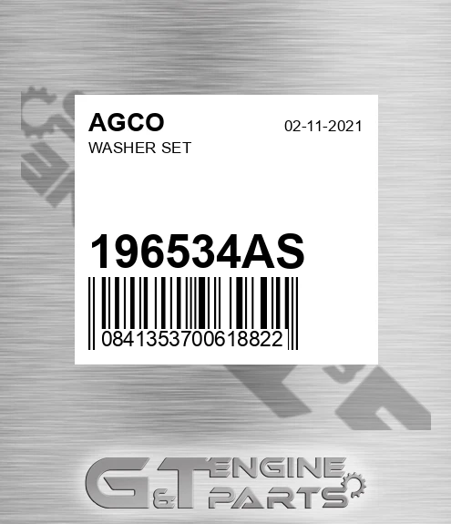 196534AS Washer Set for AGCO