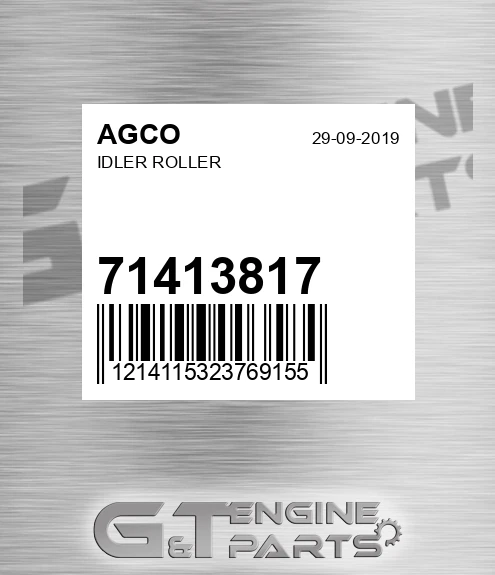 71413817 AGCO Idler Roller