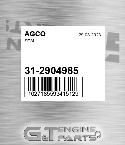 31-2904985 Seal for AGCO