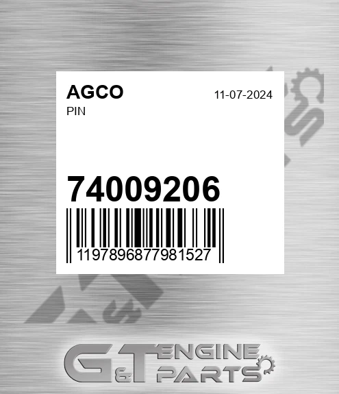 74009206 Pin