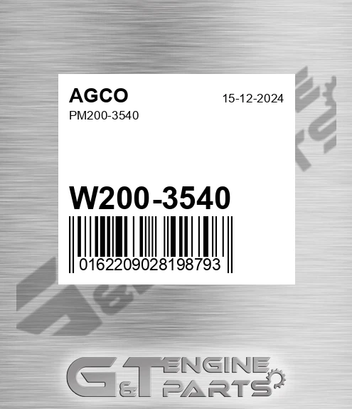 W200-3540 Pm200-3540 for AGCO