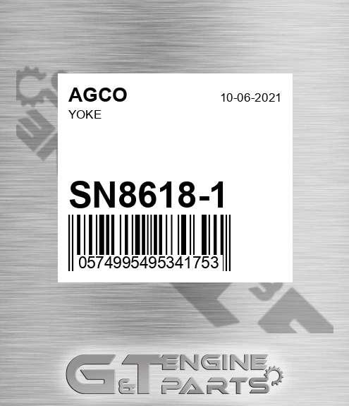 SN8618-1 Yoke