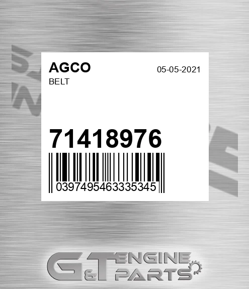 71418976 Belt for AGCO