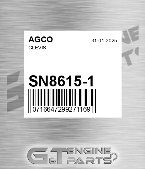 SN8615-1 Clevis