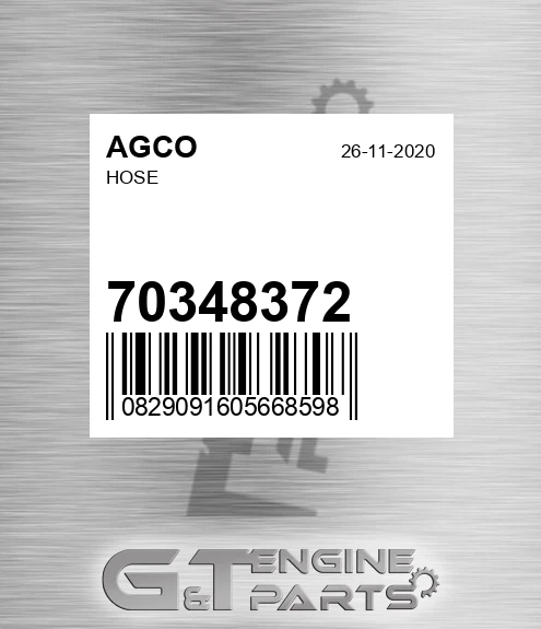 70348372 AGCO Hose