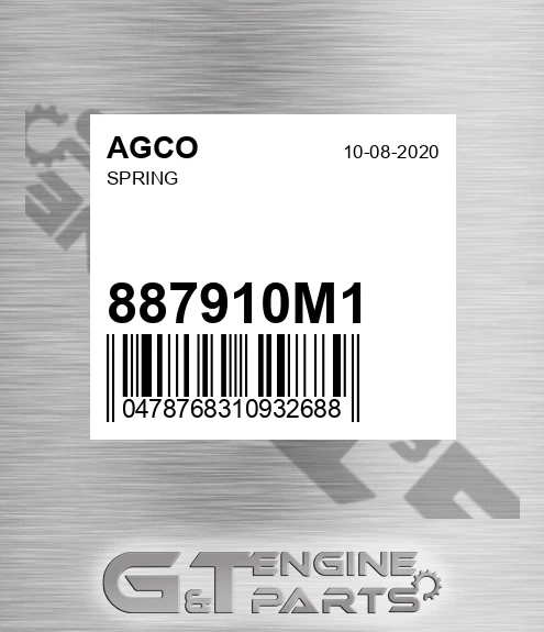 887910M1 Spring for AGCO