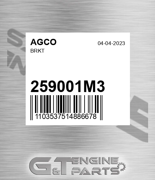 259001M3 Brkt