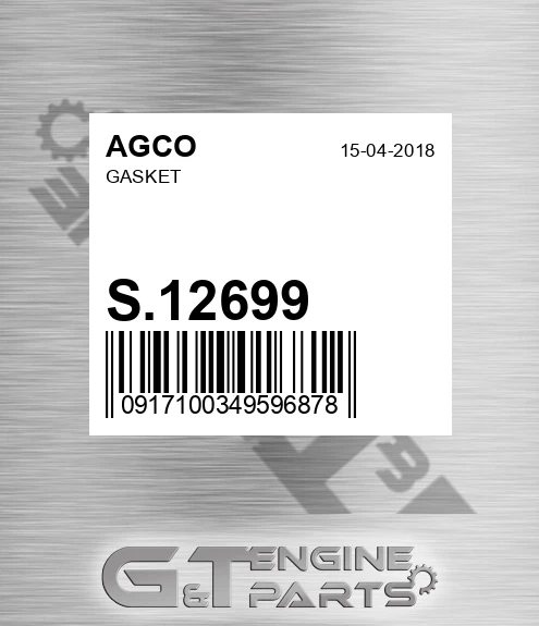 S.12699 Gasket