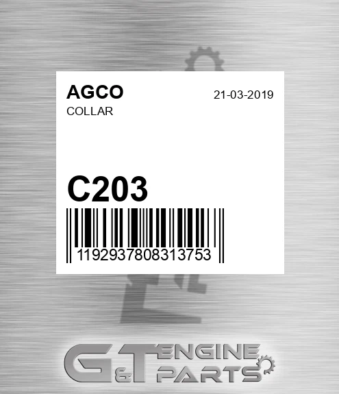 C203 AGCO Collar