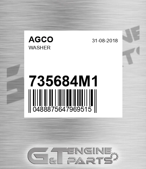 735684M1 Washer for AGCO
