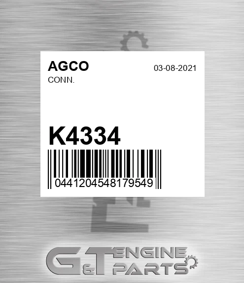 K4334 AGCO Conn.
