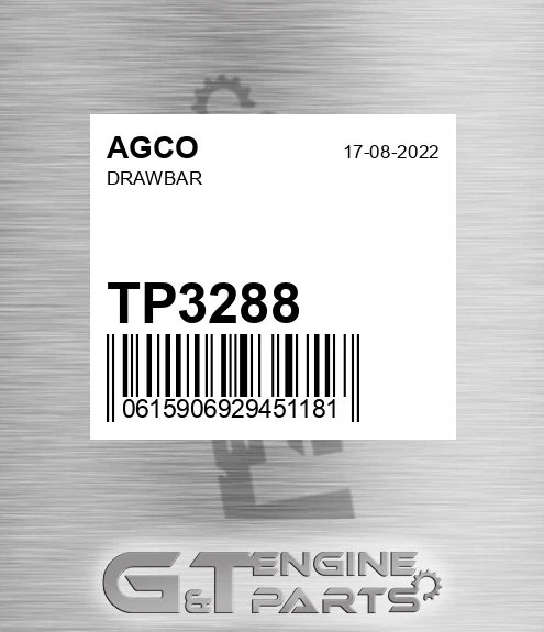 TP3288 Drawbar for AGCO