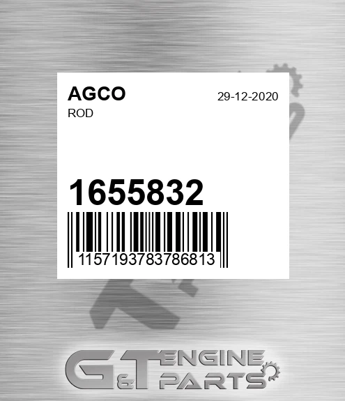 1655832 Rod for AGCO