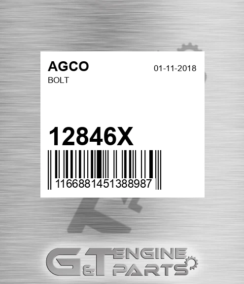 12846X AGCO Bolt