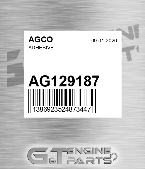 AG129187 Adhesive for AGCO