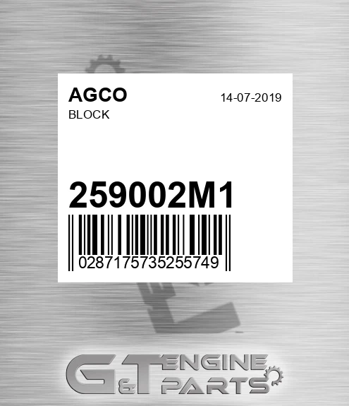 259002M1 Block