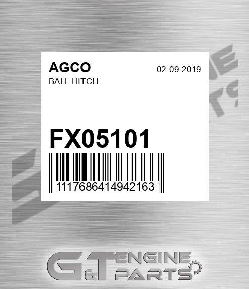 FX05101 Ball Hitch for AGCO