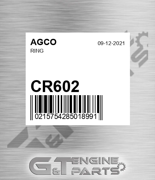 CR602 AGCO Ring