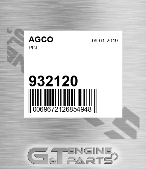 932120 Pin for AGCO