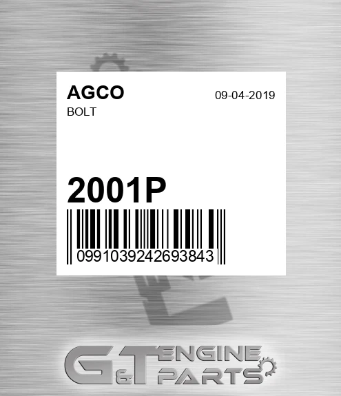 2001P Bolt