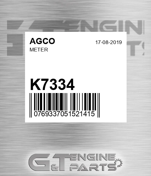 K7334 AGCO Meter