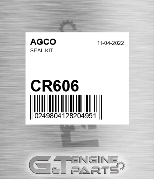 CR606 AGCO Seal Kit