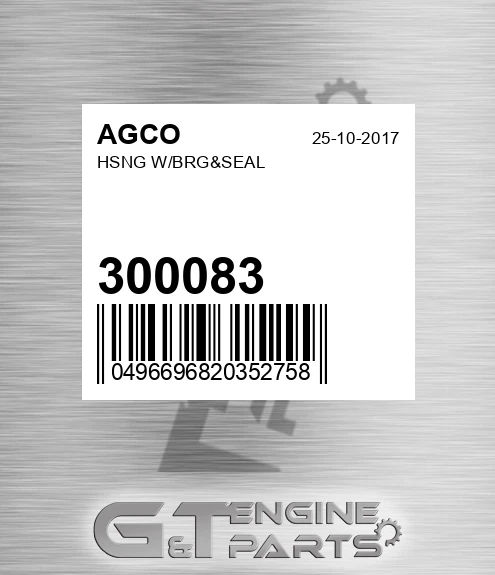 300083 Hsng W/brg&seal