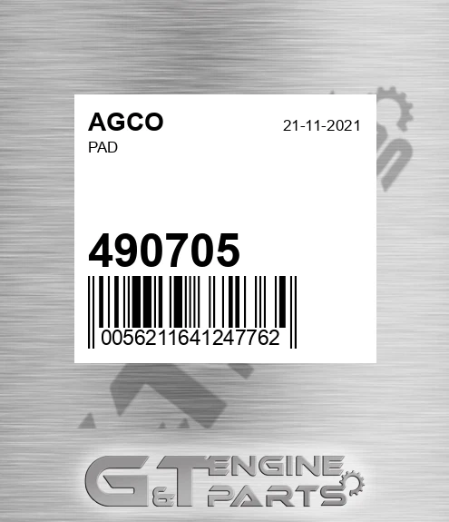490705 Pad