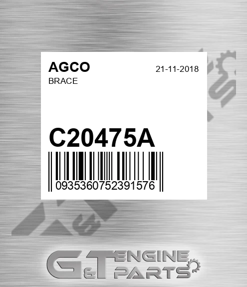 C20475A AGCO Brace