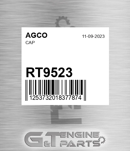 RT9523 AGCO Cap