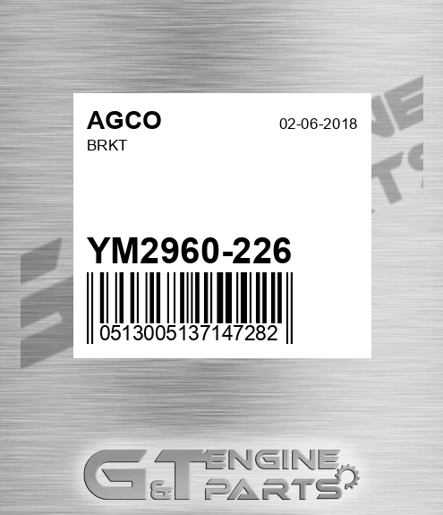 YM2960-226 Brkt