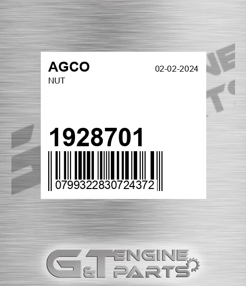 1928701 Nut for AGCO