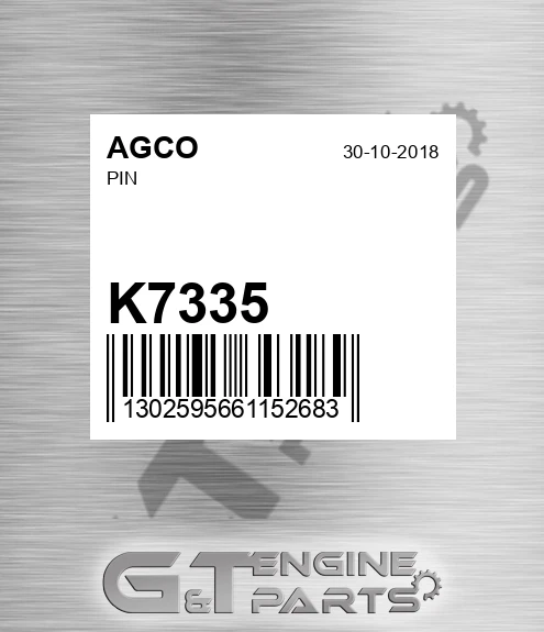 K7335 AGCO Pin