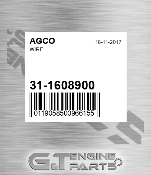 31-1608900 Wire for AGCO