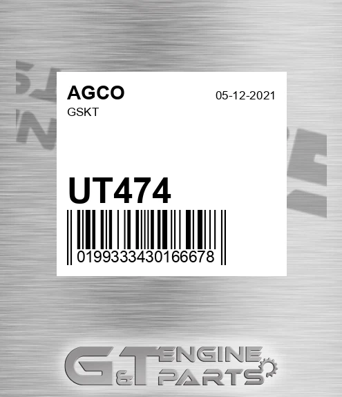 UT474 AGCO Gskt