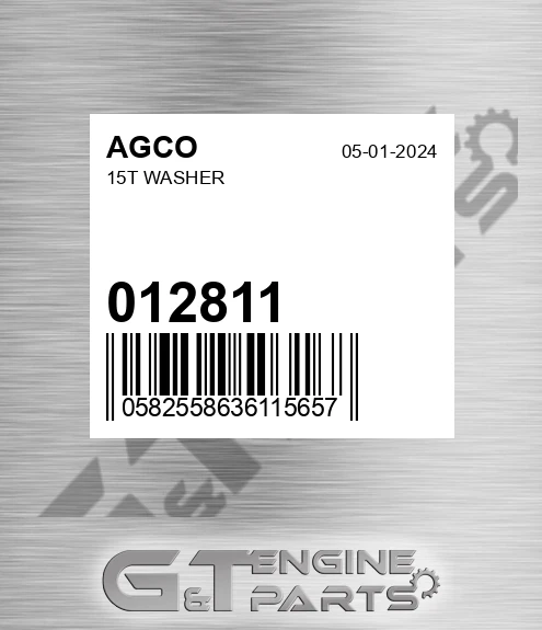 012811 15t Washer