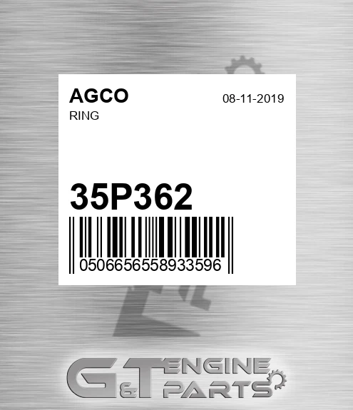 35P362 AGCO Ring