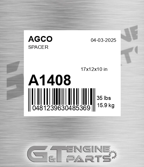 A1408 Spacer for AGCO