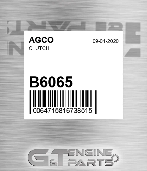 B6065 AGCO Clutch