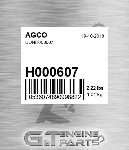 H000607 Don for AGCO